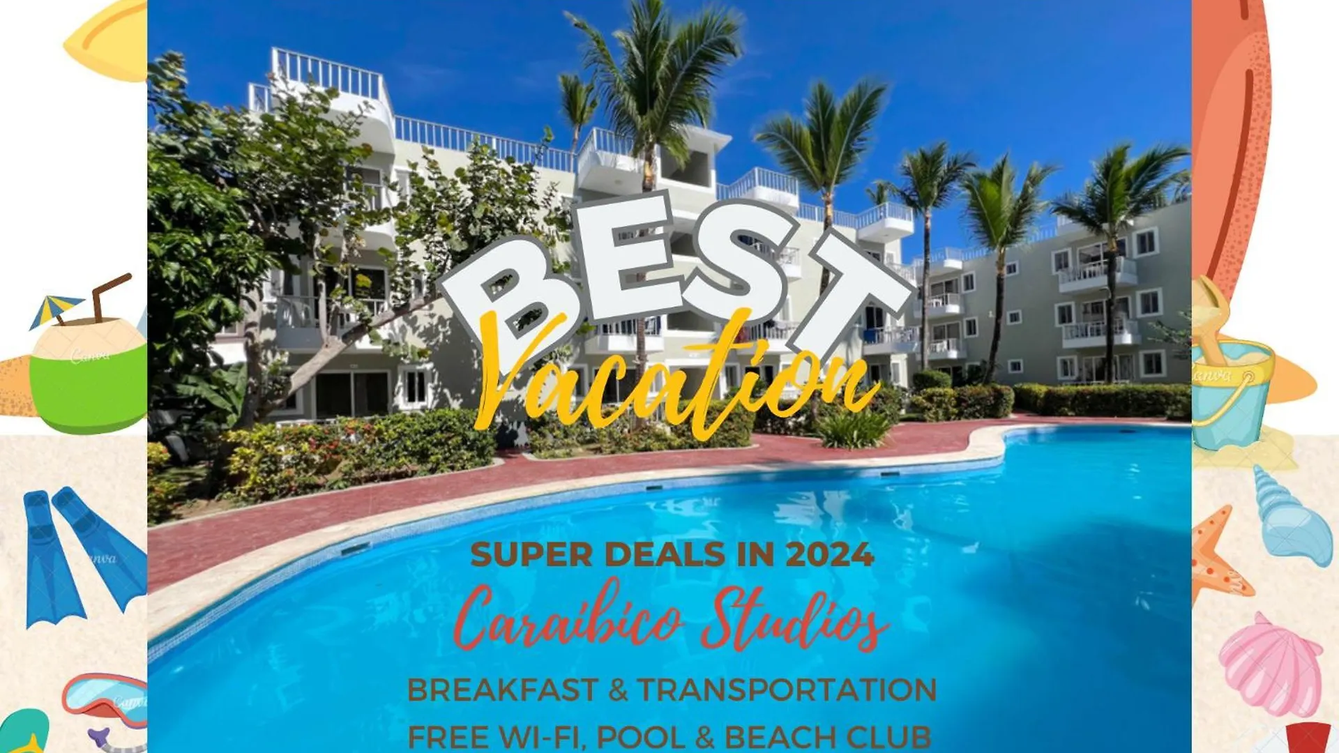 Caraibico Studios Beach Club & Pool Punta Cana